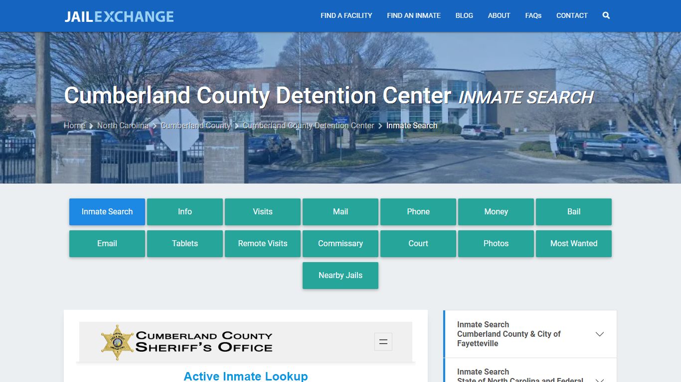 Cumberland County Detention Center Inmate Search - Jail Exchange